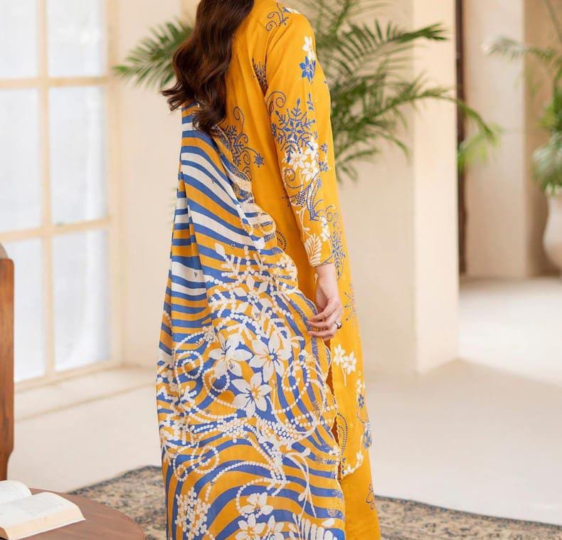 ✨ BINAAS – Afsana-e-Nagri ✨ Three Unstiched Piece Lawn Collection | Eid Collection | Vol-01 - Image 3