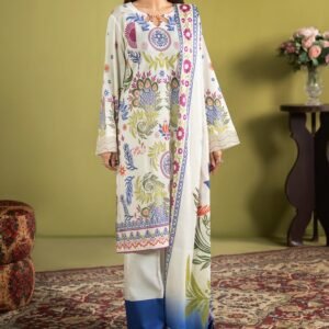 POPPIN By GJ – Summer Lawn Collection | A-05 (3 Piece Suit)