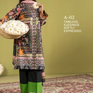 “POPPIN” By GJ – Summer Collection ’26  VOL-04 | Exclusive Digital Printed Lawn