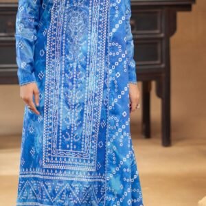 GULLBANO by Gull Jee 3 Piece Lawn Suit – Digital Chunri Print | Unstitched | Embroidered Neck
